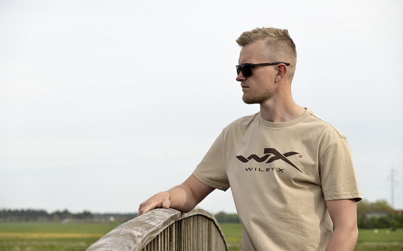 TRICOU CU MANECA SCURTA - WX TAC - TAN MELANGE W/ WILEY X - 2 | YEO